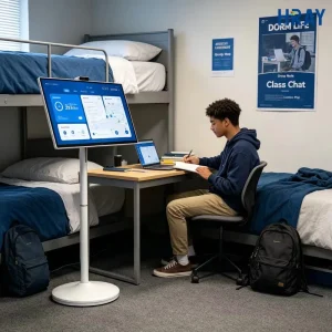 27 Inch 10 Point Capacitive Touch Adjustable Height Stand for Student Self Study Timing Reminder Use Support OEM ODM