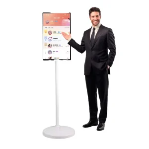 27 Inch LCD Touchscreen Monitor Commercial Indoor Advertising Display Screen Portable Smart TV Digital Signage OEM