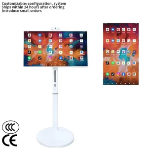 27 Inch Smart Portable TV 1080p HD Wireless Stand Wheels Touch Screen Intelligent Outdoor Animation Indoor OEM