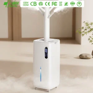 27L Big Capacity 4 Head Cool Mist Maker Plant Smart Ultrasonic Air Humidifier for Large Room