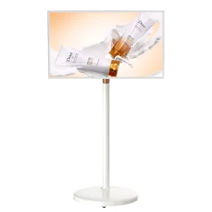 27inch Touch Smart Mobile Smart Screen LCD Display Android 12 Battery 4G+64G Floor Standing Advertising Player