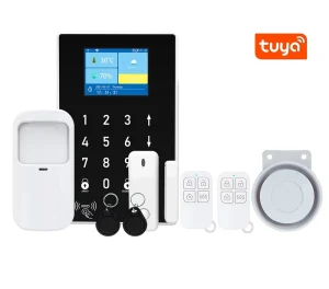 2G 4G GSM WiFi Tuya Smart Home Security Fire & Home Alarm System Kit with 100 200m Detection Range Portable App Remote Control