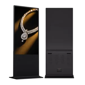 2K FHD 300nits 1 Year Warranty Remote Control Android LCD IR Multi-point Touch Screen Floor Stand Kiosk Machine for
