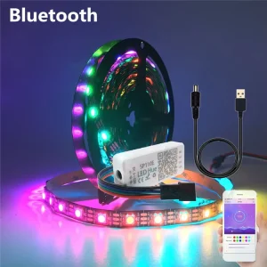 2M LED Smart Home Kits IP64 2400K+RGB+6500K 14w 1600lm CRI>85 Pu Potted Voice Control Smart Home Kits
