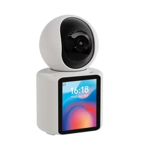 2MP Smart WiFi Indoor Monitoring Camera with Screen Night Vision Two Way Audio Baby Elder Care App Control Cloud IR Camera