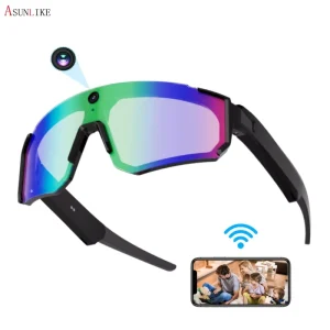 2k Ultra Clear Sunglasses DV Wireless Earphones Video Photo BT Speaker Voice Assistant 4GB V06 Intelligent Glass Sports Camera