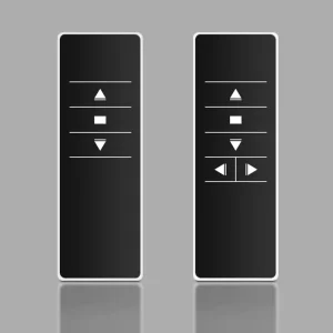 3/5 Button 433MHz Wireless Remote Control With 150m Range for Garage Door & Smart Home Automation Durable Plastic Construction