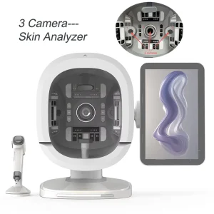 3 Cameras AI Skin Analyzer Machine K57 K33 Facial Skin Diagnosis Scanner Portable Skin Detector for Beauty Salon Skin Management