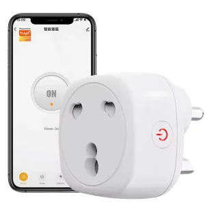 3 Pin Plug South African Indian Smart Plug Power Monitor 16a Android WiFi Smart Socket Works Alexa Google Home