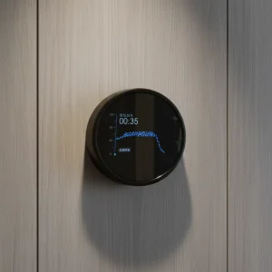 3 Sizes Smart LCD Rotary Control Knob Panel Touch Screen Programmable for HVAC Smart Home Industrial Control
