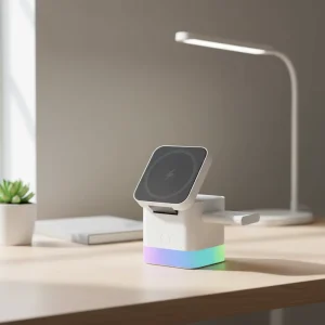 3-in-1 Magnetic Desktop Wireless Charger Smart Multi-Function Foldable Fast Charging Station