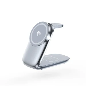3 in 1 QI2 wireless charger with strong magnetic desktop fast charger for phone