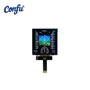 3.4 Inch 480*480 IPS High Brightness Touch Screen Square Display MIPI Raspberry Pi Aviation Flight Simulator Meter Dashboard
