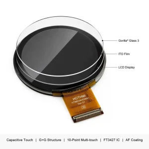 3.4 Inch Capacitive Touch LED Backlit LCD Screen 800×800 IPS Embedded Integrated G G CTP FT3427 IC TMK Brand MIPI DSI Smart Home