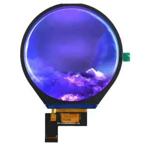 3.4 inch Round LCD Module 800×800 IPS MIPI Interface Display Screen for Automotive Industrial Smart Meter Instrument Cluster