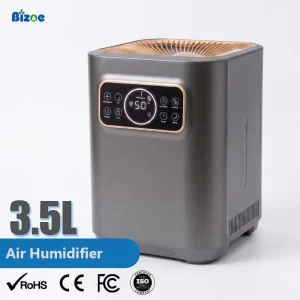3.5L Electric Plastic Evaporative Humidifier Humidistat WiFi App Control Low Noise Portable Tabletop Design for Household Air