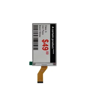 3.7 Inch E Ink E-Paper Display Module 240×416 3-Color Black White Red SPI for ESL Smart Label Retail IoT
