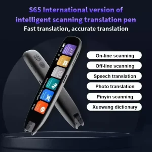 3.7-Inch Smart Scanning Translator Pen with Online Offline Photo and Speech Translation S65 Pro