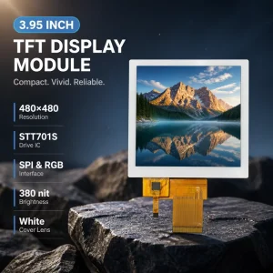 3.95 Inch Tft Touch Screen square Display Screen 480×480 Resolution 380 Nit Lcd Module