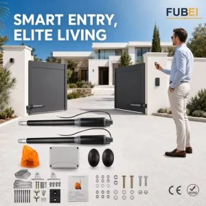 300kg Solar Battery Powered Automatic Swing Gate Opener AC 24V Motor Wifi Smart App Remote Control Driveway Gate Kit