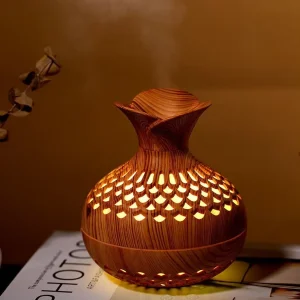 300ml Mini USB Humidifier Home Room Desktop Humidifier Portable Colorful Night Light Flower Air Humidifier with CE Rohs