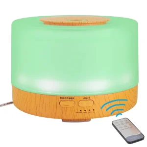300ml USB Electric Remate Control Aroma Essential Oil Diffuser Ultrasonic Air Humidifier Wood Grain LED Lights Aroma Diffuser