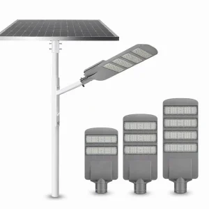 30W 50W 80W 100W 150W 200W Modular Solar Street Light IP65 Waterproof 160lm/W LED Lamp Battery Powered Road