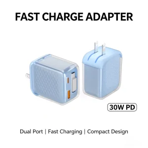 30W PD OTP 5v 3a FastCharger Retractable Type C Cable Fireproof Compatible Smart Watch Mobile Phone