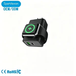 All-in-One 30W PD USB Wall Charger, 2-in-1 Fast Charging for Laptops, Smartwatches, and Cameras, with OTP and OVP Protection, Fire-Resistant Design