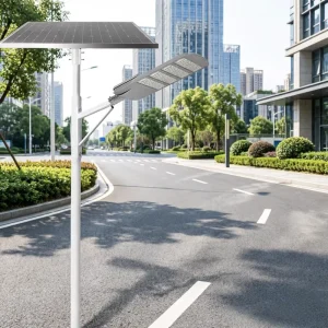 30w 40w 50w Outdoor Ip65 Waterproof Control Sensing High Quality Solar Street Light for Street Highway Road Application