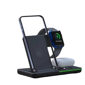 Wireless Charger, 3-in-1 Charging Station for Multiple Devices, Wireless Charging Stand