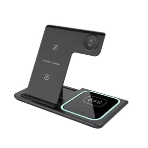 High-Quality 3-in-1 Portable Fast Wireless Charger