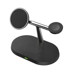 3-in-1 Wireless Charger Stand, Fast-Charging Phone Stand, Multifunctional Wireless Charger