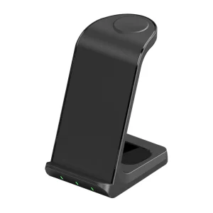 Portable 3-in-1 Magnetic Wireless Charger, Fast 10W/15W, 5V/2A Input, Electric 9-in-1 Design for Mobile Devices