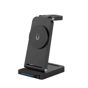 3-in-1 Wireless Charging Station Stand, Custom Logo, Strong Magnetic 15W Fast-Charging Desktop Phone Holder