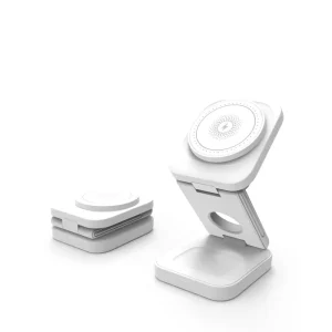 New 3-in-1 Desktop Magnetic Wireless Phone Charger, 15W Watch and Earbuds Wireless Charging Stand