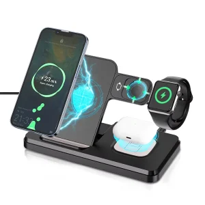 Fast-Shipping 3-in-1 Wireless Charging Dock, Up to 15W Fast Charging for Wireless i-Series Devices