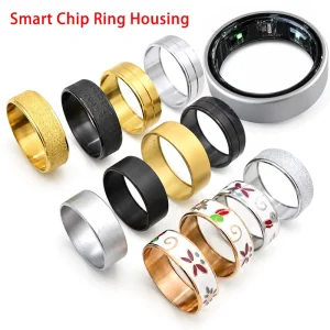316 Stainless Steel Smart Chip Ring Shell Factory Custom Development Design NFC Ring Housing Blank Jewelry Accessories Custom