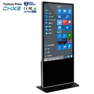 32 43 49 55 Inch IPS LCD Advertising Display Screen Floor Stand Totem Multimedia Kiosk WiFi Digital Signage Built In CMS