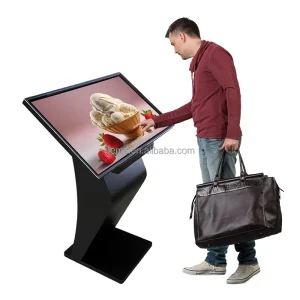 32 43 50 55 65 Inch K Shaped Infrared Touch Screen Kiosk Interactive LCD Digital Signage Display Information Helpdesk Menu Board