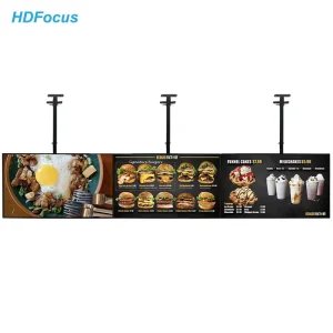 32 43 55 Inch Wall Mount Android Digital Signage Menu Smart LCD Display Board Indoor Ad Screen for Advertising Display