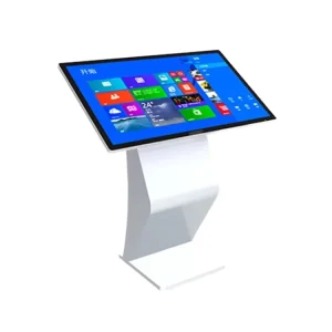 32-55 Inch K Type Base Digital Signage Display Floor Standing Commercial Advertising Screen