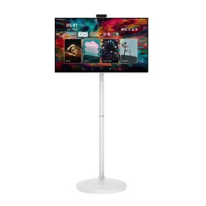 32 Inch Advanced Smart Display Android 13 Multi Touch Screen Wireless Charging Floor Stand for Retail Store Animation Graphics