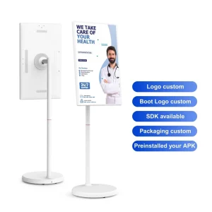 32 Inch Android 13 8+128GB FHD Portable Smart Interactive Digital Signage Monitor Screen for Hospitals Touch Screen Signage