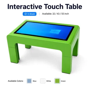 32 Inch Green Interactive Touch Table Smart Table Display Table Touch Screen with Android Interactive Kid Games