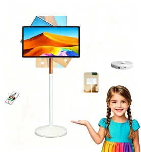 32 Inch High-definition Intelligent Digital Signage Display Rotatable Touch Screen Android 13 USB Portable Home & Student