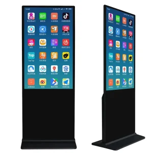32 Inch Smart Kiosk Vertical LCD Advertising Display Digital Signage Display Totem Floor Standing Touch Screen