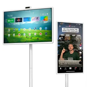 32 Inch Smart Portable Monitor Screen Digital Signage Display Moving Touch Screen Monitor Android Smart Tv Tablet