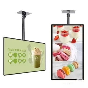 32-Inch Wall Mount Android Digital Signage Smart Touch Screen LCD TV Display Menu Board Indoor Elevator Ad Board for Advertising