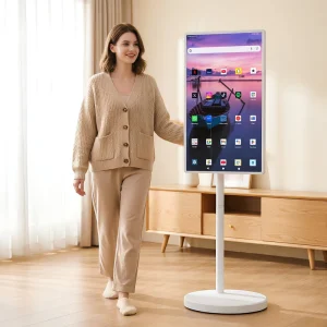 32″ Smart Interactive Touch Digital Signage Monitor Android 15 Indoor Outdoor Portable Commercial Display Screen for Retail